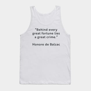 Balzac Quote Tank Top